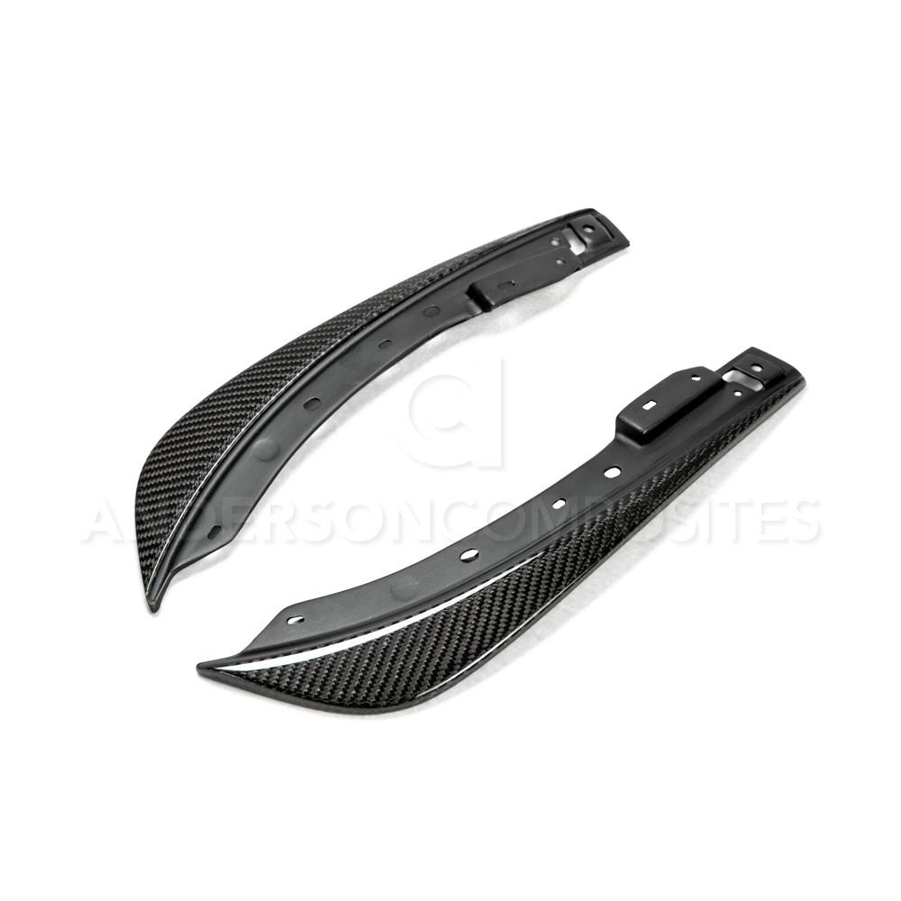 Anderson Carbon Fiber Pair Front Bumper Canards 08-18 Challenger - Click Image to Close